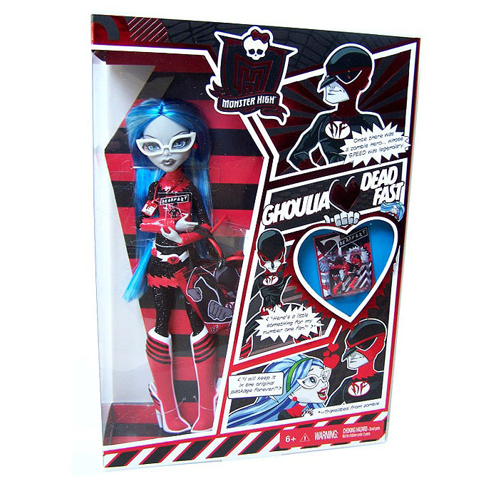 Monster High Generation 1 Comic Con Exclusive Dead Fast Ghoulia Yelps