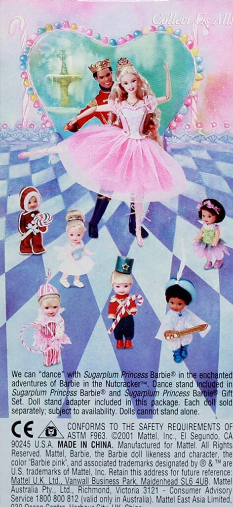 Barbie 2001 Nutcracker Kelly as Snow Fairy -