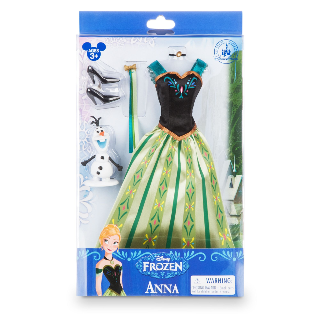 Disney Classic Dolls Parks Anna Costume Set -