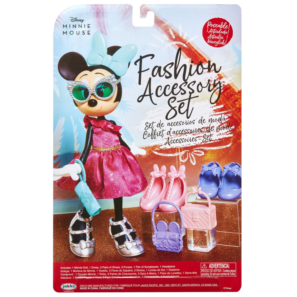 Disney MCN28 Minnie Fashion articolato 15 cm con 14 accessori