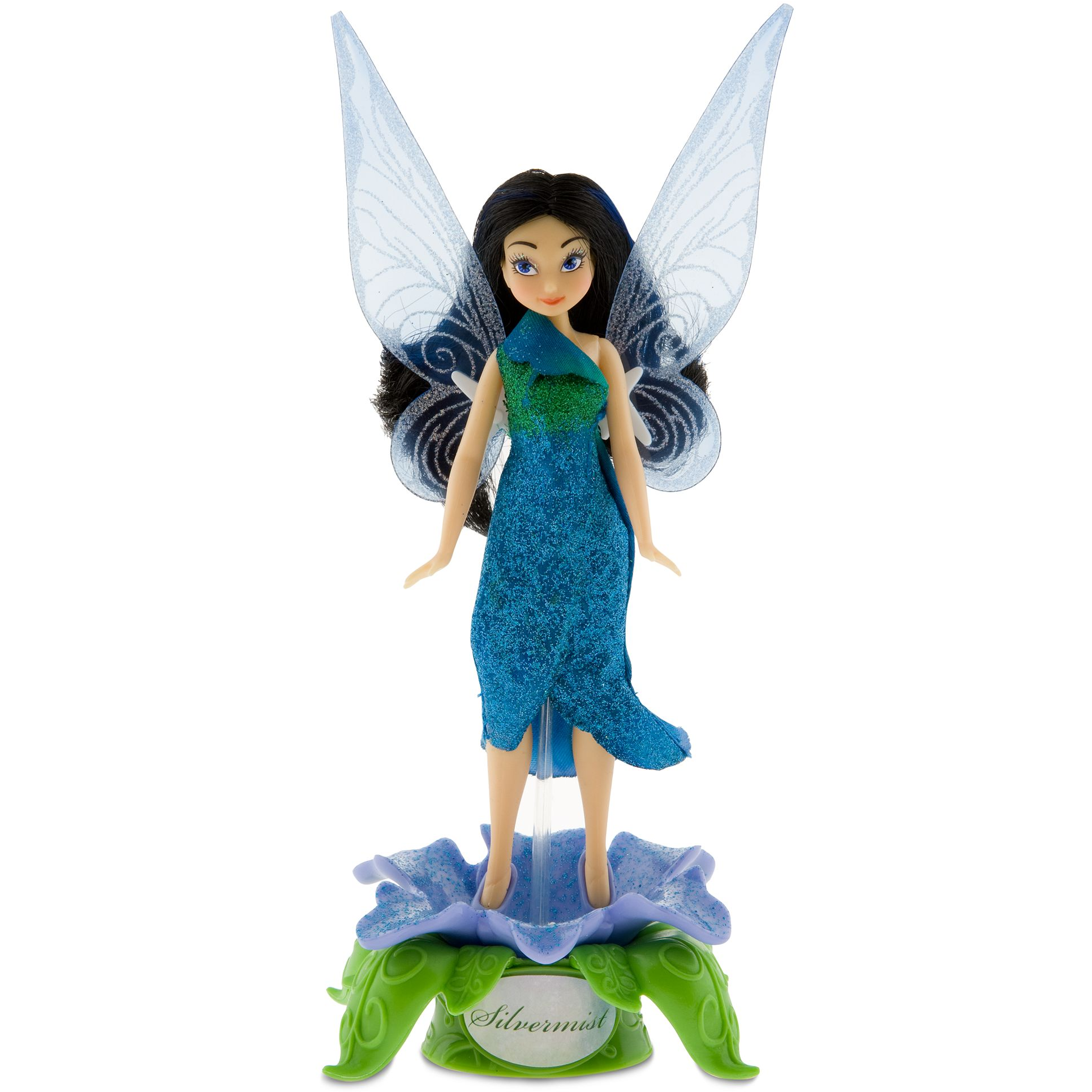 Disney Fairies Disney Store 2009 Flutter Wing Mini Doll Silvermist