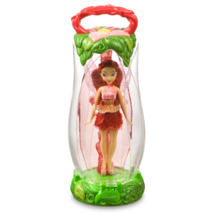 Disney Fairies Disney Store Rosetta Mini Doll with Flower Petal Case -