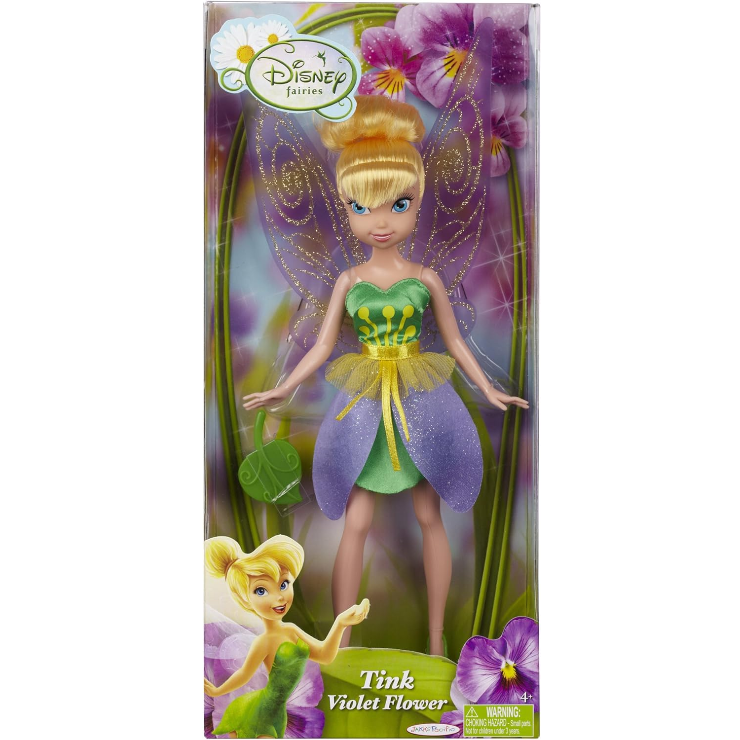 Disney Fairies Jakks Pacific Violet Flower Tinker Bell Doll -