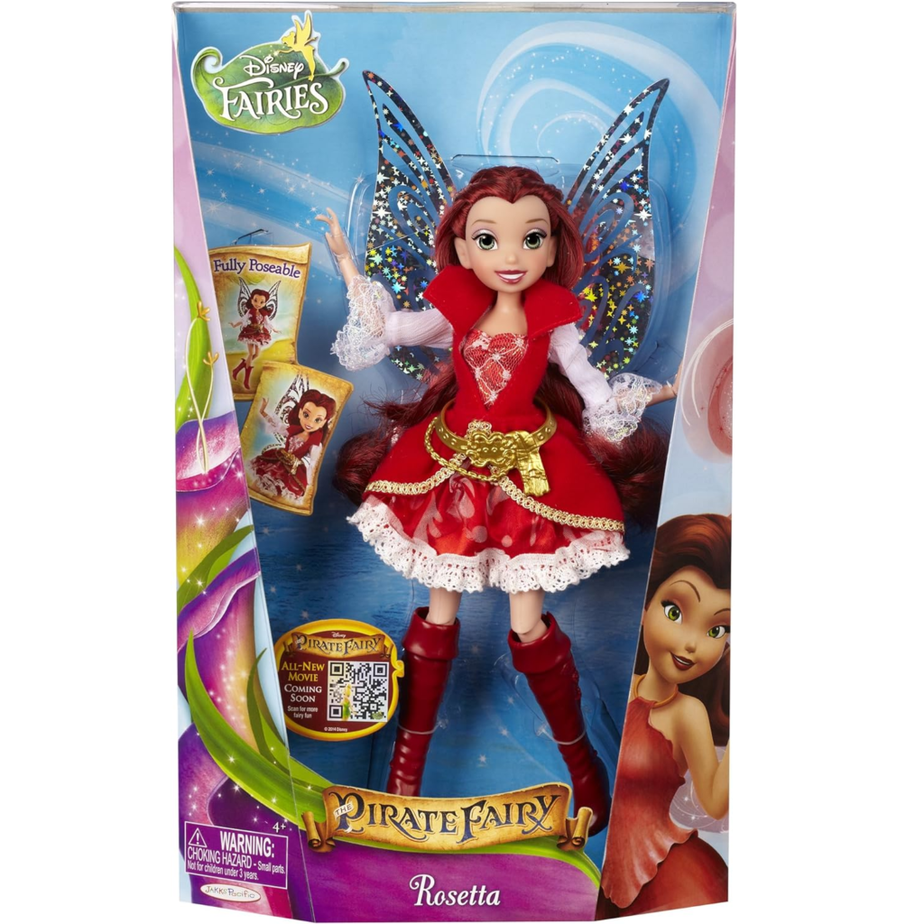 Disney Fairies Jakks Pacific The Pirate Fairy Deluxe Rosetta Doll -