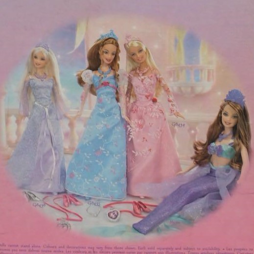 Barbie 2004 Princess Collection Enchanted Ball Mermaid Princess